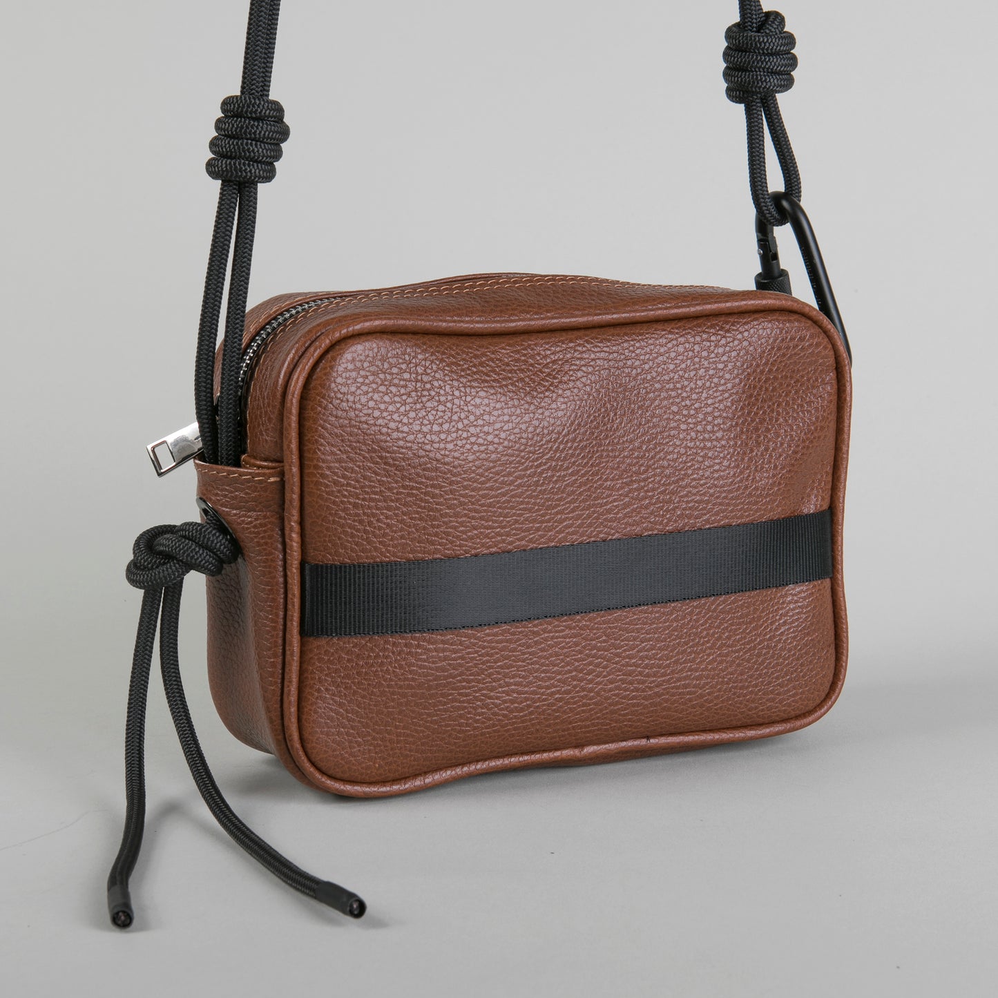 MINIKNOT / Bandolera / Tabaco / Negro