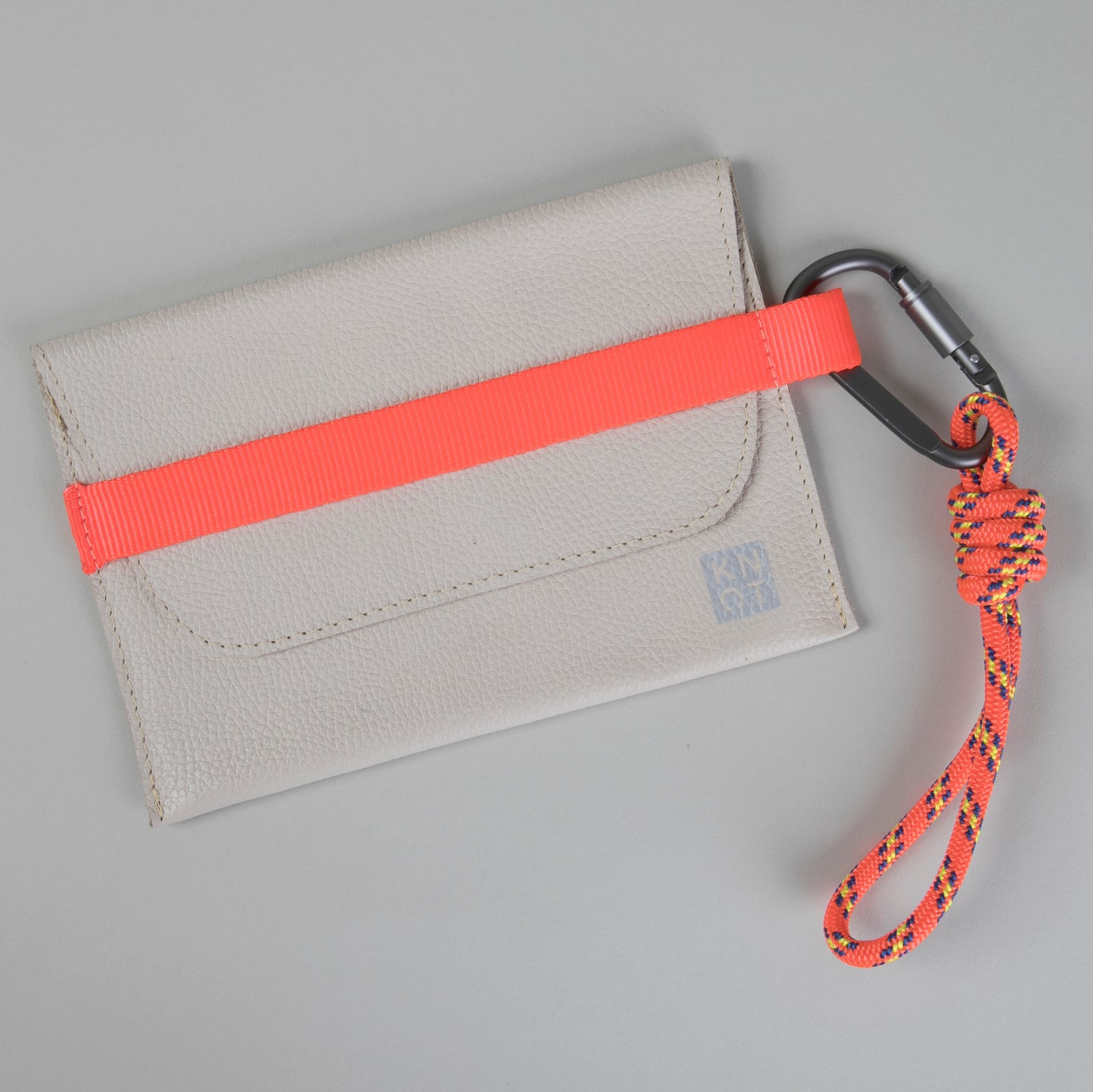 HANDKNOT / Sobre / Arena / Naranjo Neón