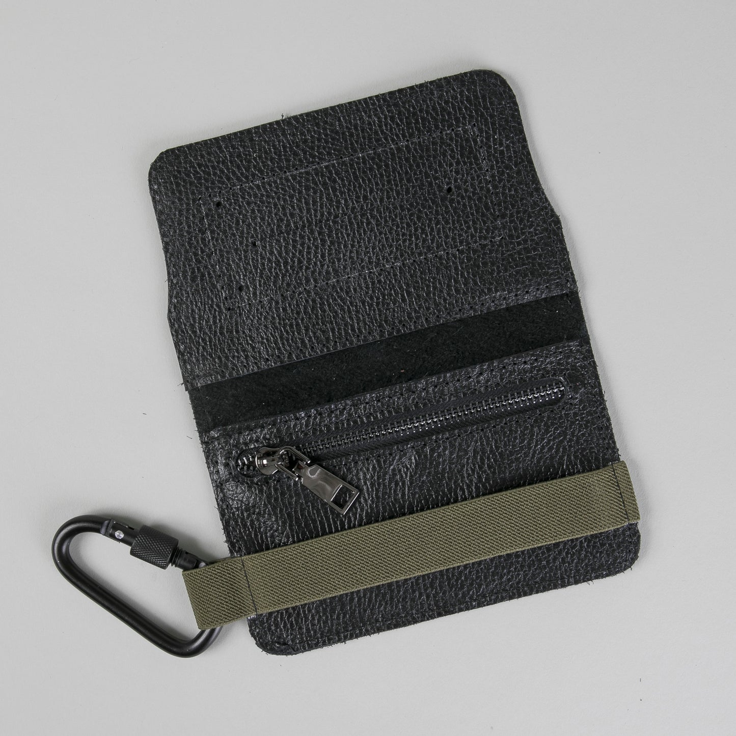 FLEXKNOT / Tabaquera elástico / Negro / Verde Militar