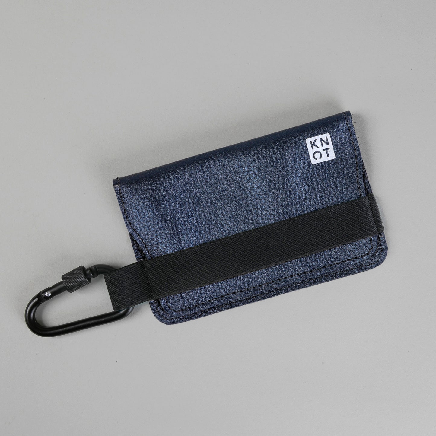 FLEXKNOT / Tabaquera elástico / Azul Metálico / Negro