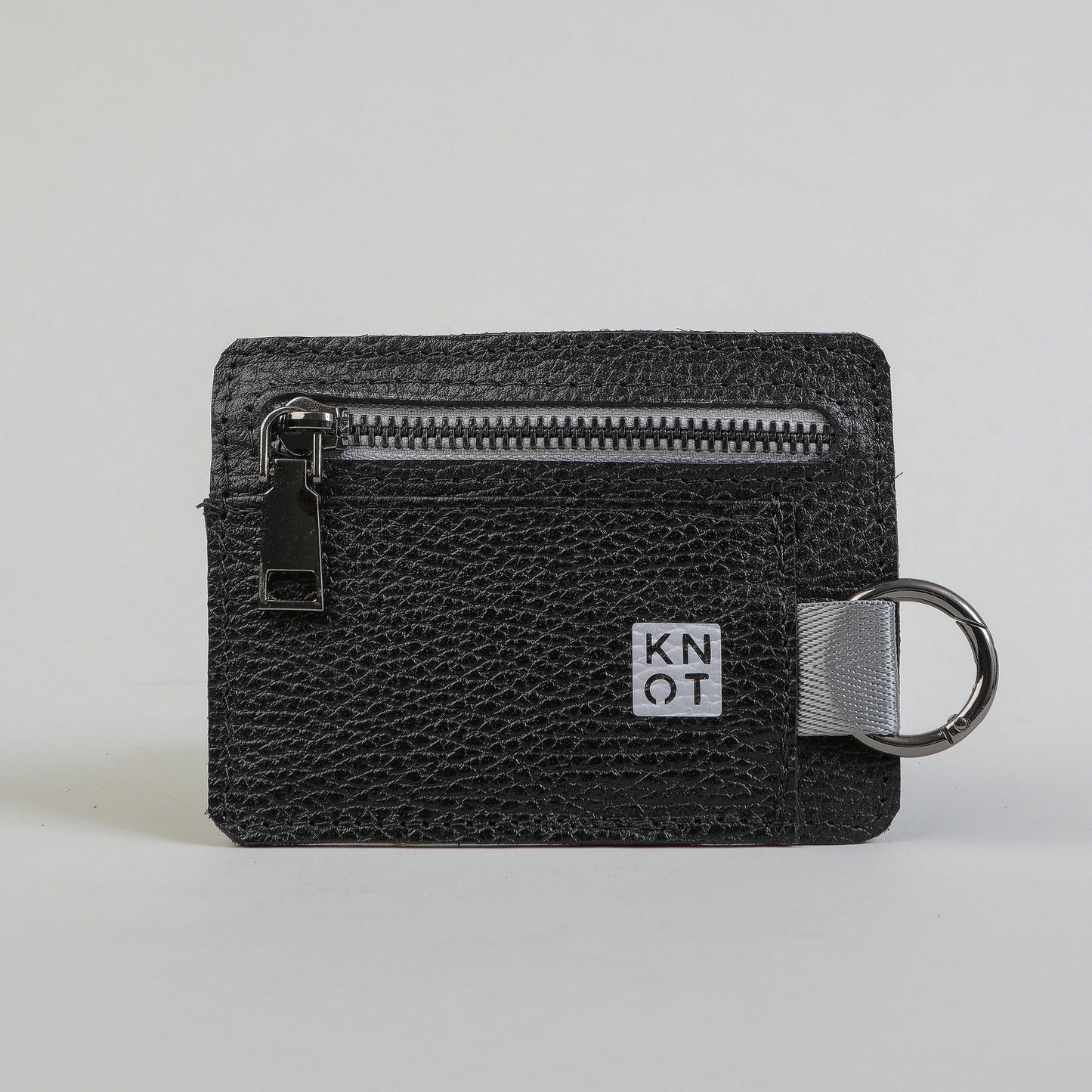 BASIKNOT / Tarjetero-monedero / Negro / Gris