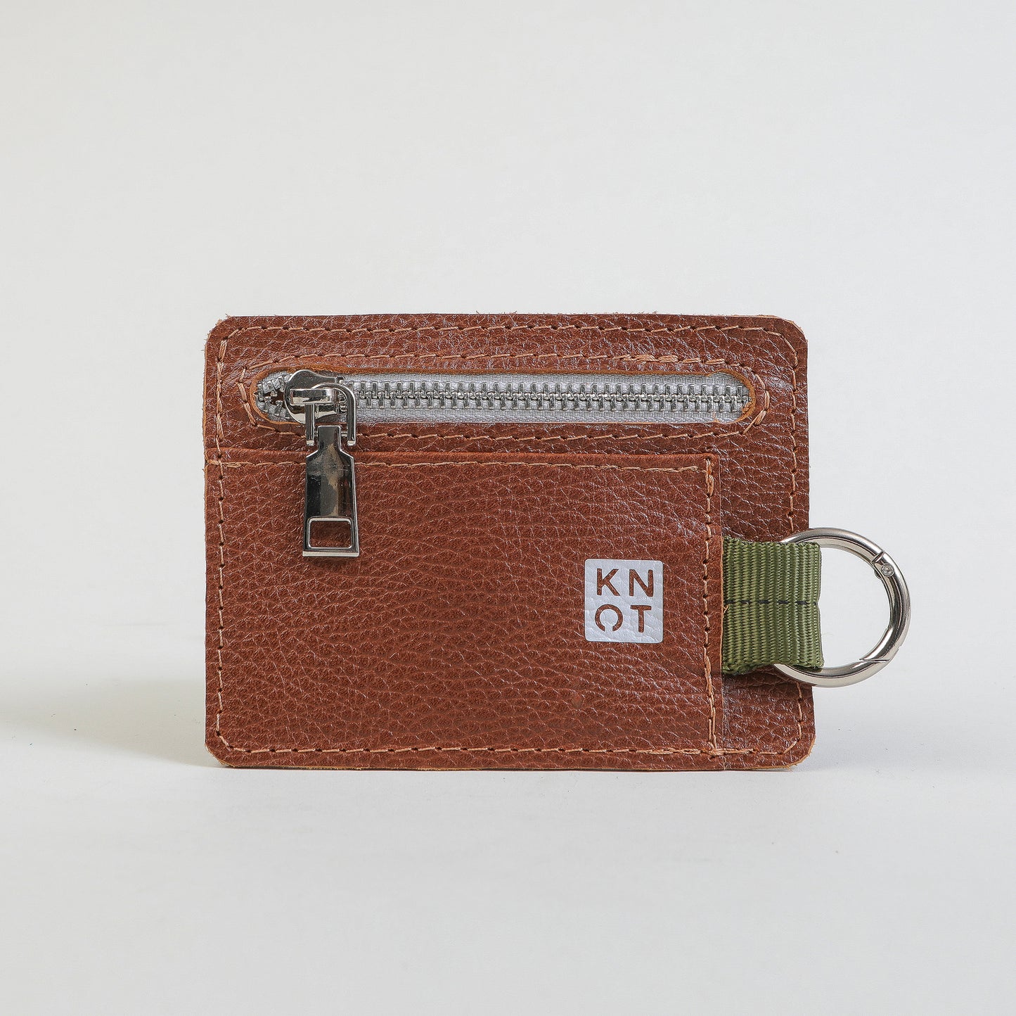 BASIKNOT / Tarjetero-monedero / Tabaco / Verde Militar