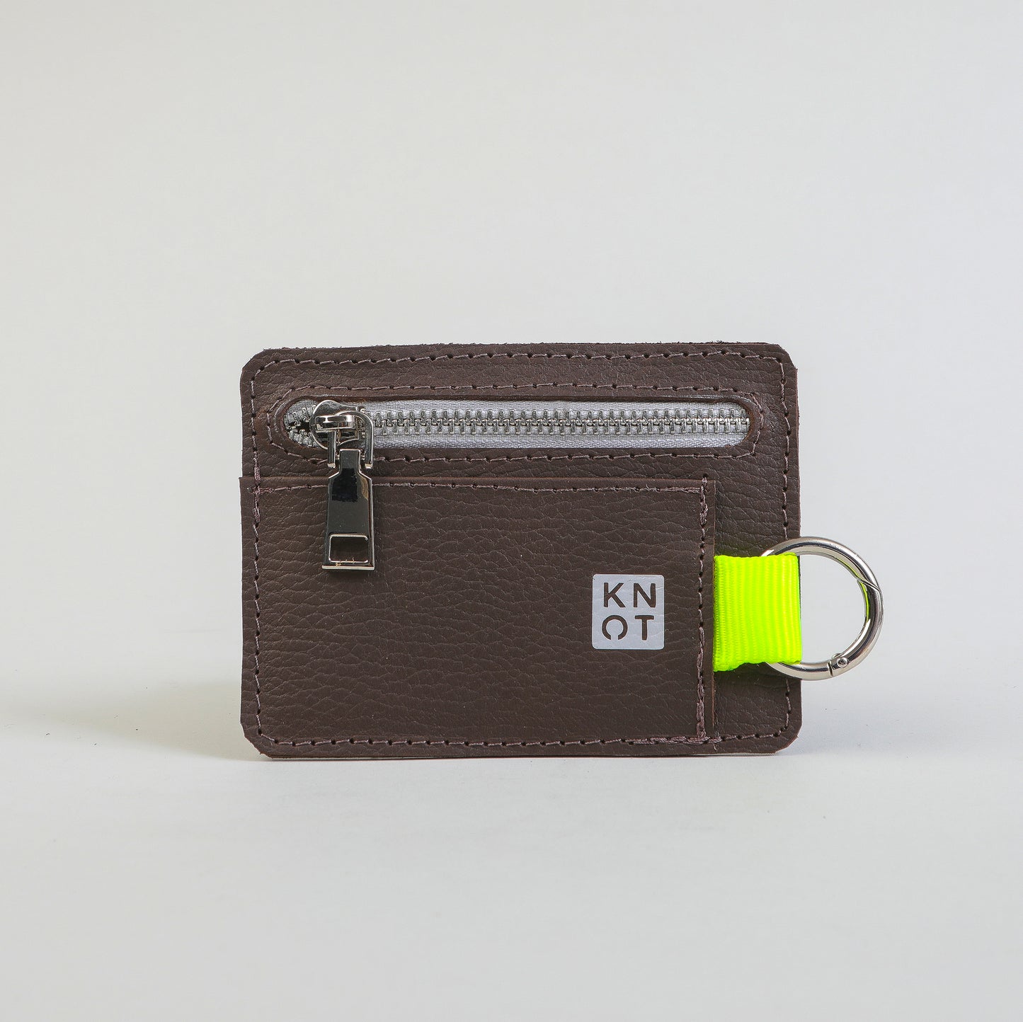 BASIKNOT / Tarjetero-monedero / Café Moro / Amarillo Neón