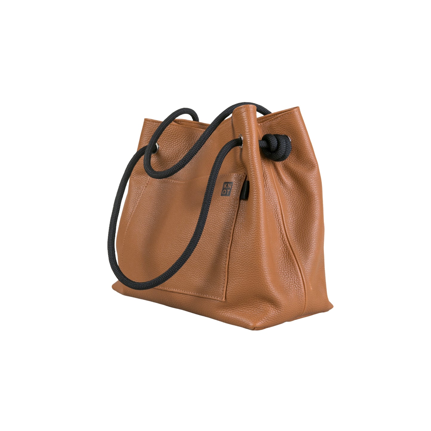 TEENKNOT / Totebag / Camel / Negro