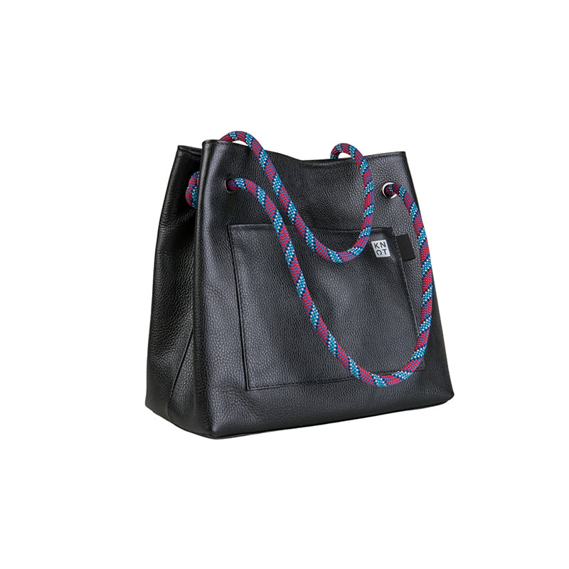 TEENKNOT / Totebag / Negro / Morado
