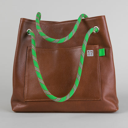 TEENKNOT / Totebag / Tabaco / Verde