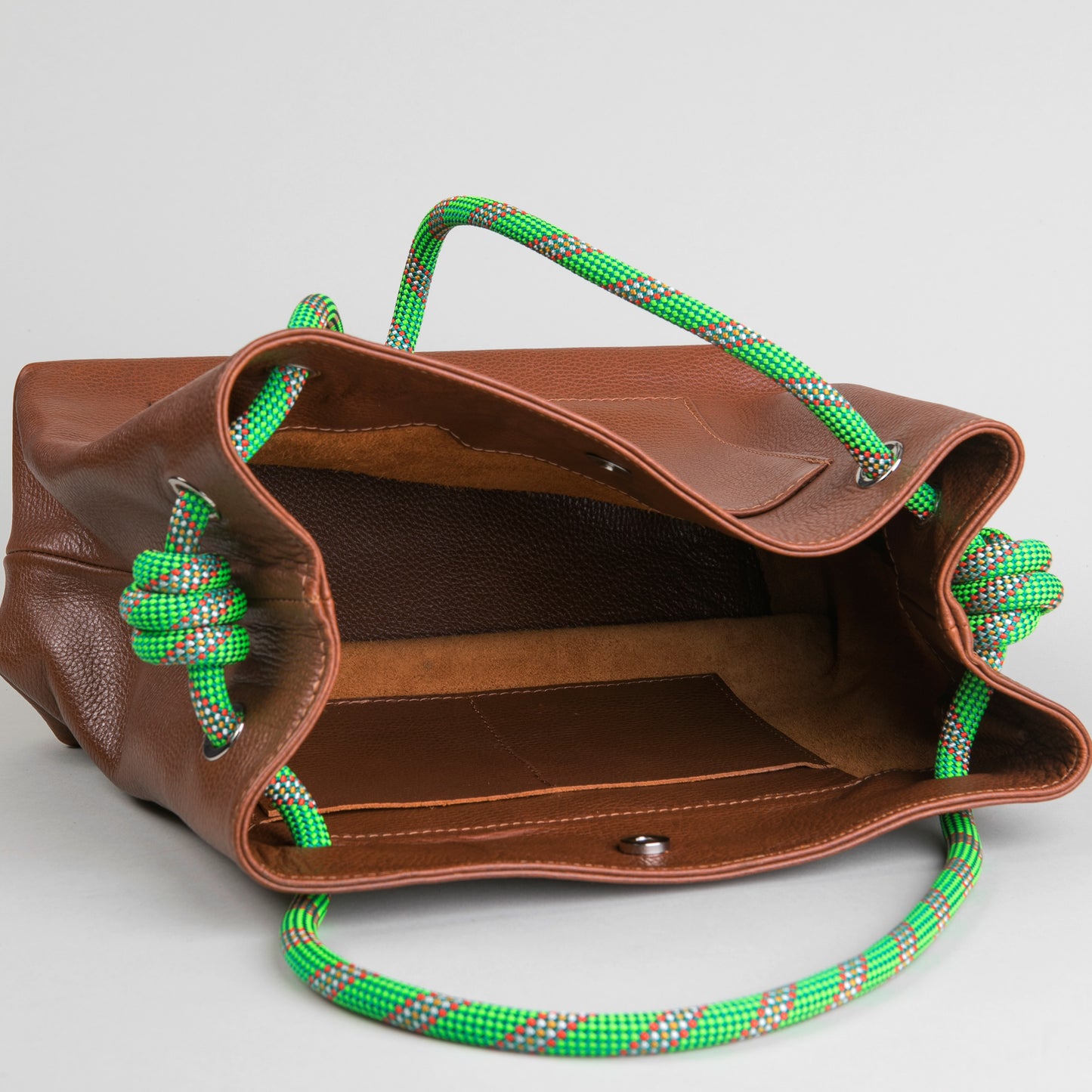 TEENKNOT / Totebag / Tabaco / Verde