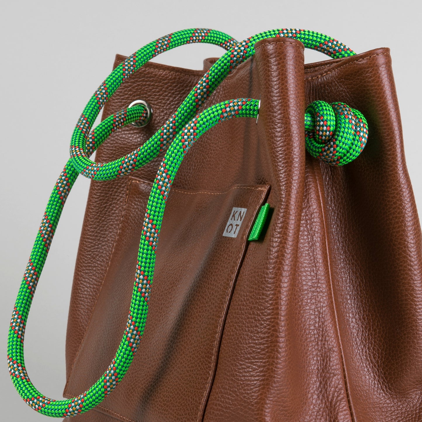 TEENKNOT / Totebag / Tabaco / Verde