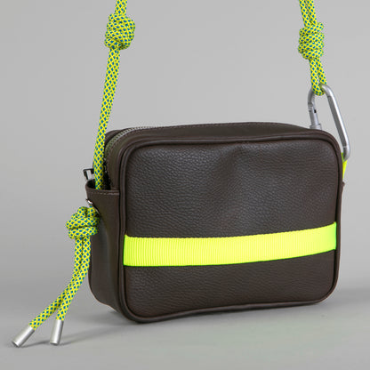 MINIKNOT / Bandolera / Café Moro / Amarillo Neón