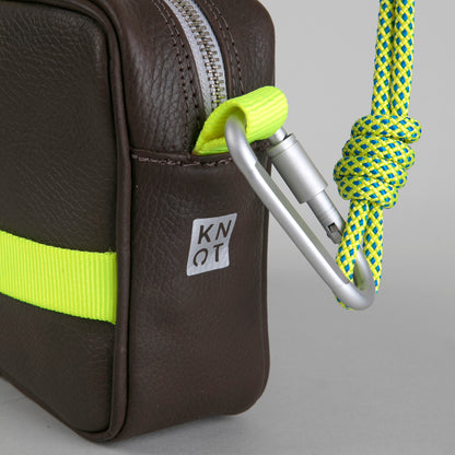 MINIKNOT / Bandolera / Café Moro / Amarillo Neón