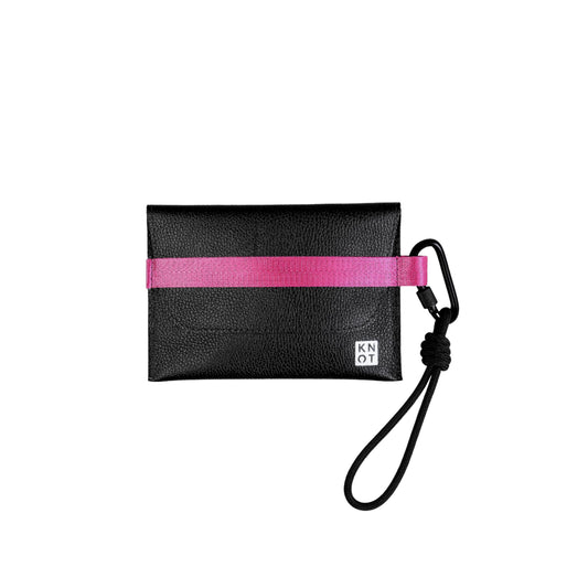 HANDKNOT / Sobre / Negro / Fucsia