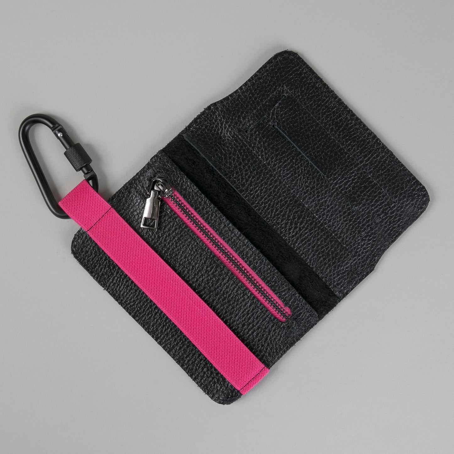 FLEXKNOT / Tabaquera elástico / Negro / Fucsia