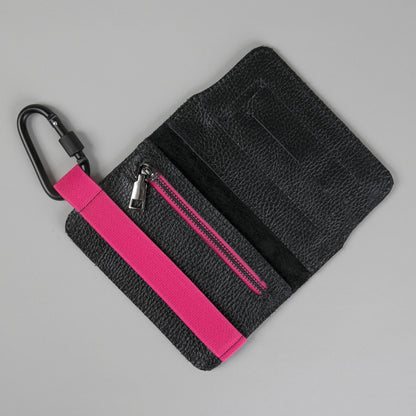 FLEXKNOT / Tabaquera elástico / Negro / Fucsia