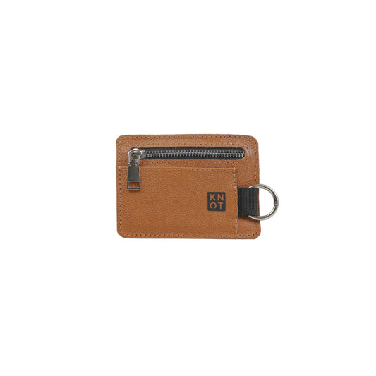 BASIKNOT / Tarjetero-monedero / Camel / Negro