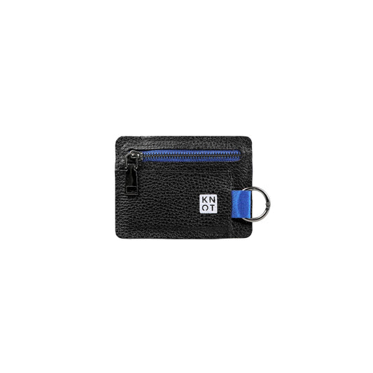 BASIKNOT / Tarjetero-monedero / Negro / Azul