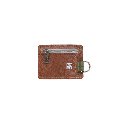 BASIKNOT / Tarjetero-monedero / Tabaco / Verde Militar